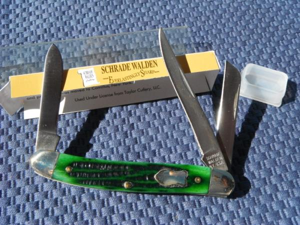 Rare Vintage Schrade Walden 11897G 3 blade Stockman Knife. New in the Box/New Old Stock. NOS/NIB Rare Vintage Schrade Walden 11897G 3 blade Stockman Knife. New in the Box/New Old Stock. NOS/NIB