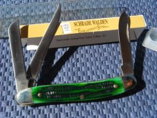 Rare Vintage Schrade Walden 11897G 3 blade Stockman Knife. New in the Box/New Old Stock.  NOS/NIB 