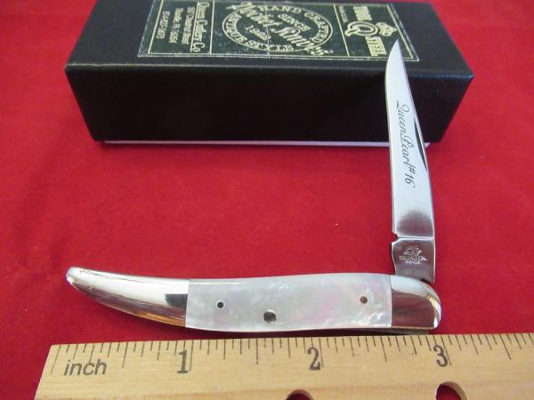 Queen Cutlery Pearl  Small Texas Toothpick Pattern # 16 