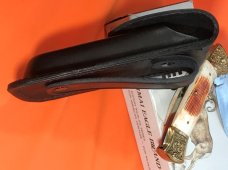 Vintage Parker IMAI K-116 Lockback Hunter Knife w Dall Sheep Blade Etching -Orig Sheath & Box -NOS
