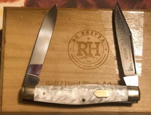 Fight'n Rooster Imitation Pearl Handled Texas Jack Knife