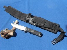 SOG Seki Japan Seal Pup knife survival bush-craft tactical knife original sheath