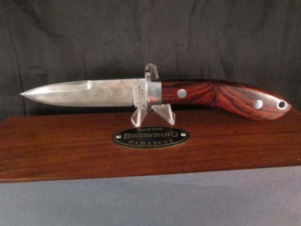 SOLD 1985 Browning  Damascus Classic Fighter- Ichiro Hattori #0006 1219