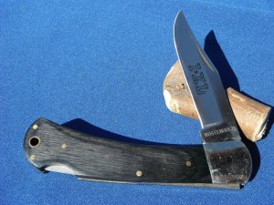 Large WOSTENHOLM LOCK-BACK FOLDING POCKET KNIFE 3.5" blade MADE IN JAPAN! NOS / NEW OLD STOCK