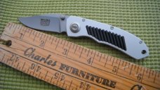 UNITED UZI FRED CARTER Linerlock Knife Defender Gray TWN ZF0021 Made in USA!!!!!