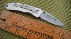 UNITED UZI FRED CARTER Linerlock Knife Defender Gray TWN ZF0021 Made in USA!!!!!