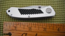 UNITED UZI FRED CARTER Linerlock Knife Defender Gray TWN ZF0021 Made in USA!!!!!
