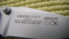 UNITED UZI FRED CARTER Linerlock Knife Defender Gray TWN ZF0021 Made in USA!!!!!