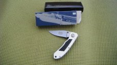 UNITED UZI FRED CARTER Linerlock Knife Defender Gray TWN ZF0021 Made in USA!!!!!