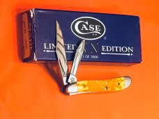 Case xx 2005 Peanut Knife (MDL# 6220 SS) w/ Orange Peel Bone Handles -NOS in Orig Box