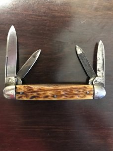 Vintage United Cutlery Co Equal End 4 blade Senator