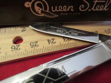 Schatt & Morgan Pretty Red Bone Doctors Knife Pattern # 042296 