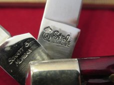 Schatt & Morgan Pretty Red Bone Doctors Knife Pattern # 042296 