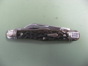 SCHATT & MORGAN JIGGED GREEN BONE WHITTLER
