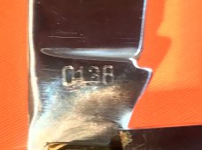 Vintage Ka-Bar 2 Blade Jack / GunStock Pocket Knife with Mother of Pearl Handles -NOS