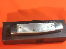 Vintage Ka-Bar 2 Blade Jack / GunStock Pocket Knife with Mother of Pearl Handles -NOS