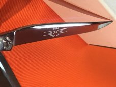 Schatt & Morgan Tiny ToothPick Knife Vibrant (Purple & Green) Black Lip Pearl Handles! NOS -1 of 600