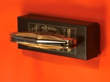 Schatt & Morgan Rail Splitter Knife w/ Super Genuine Stag Horn Handles - 1 of 600 -NOS and M/NM