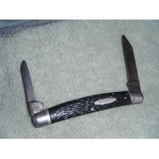 Vintage Ka-Bar USA large 2 blade pocket knife