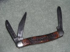 Vintage Ka-Bar USA 3 blade stockman pocket knife, MADE IN USA!!!