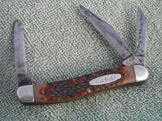 Vintage Ka-Bar USA 3 blade stockman pocket knife, MADE IN USA!!!