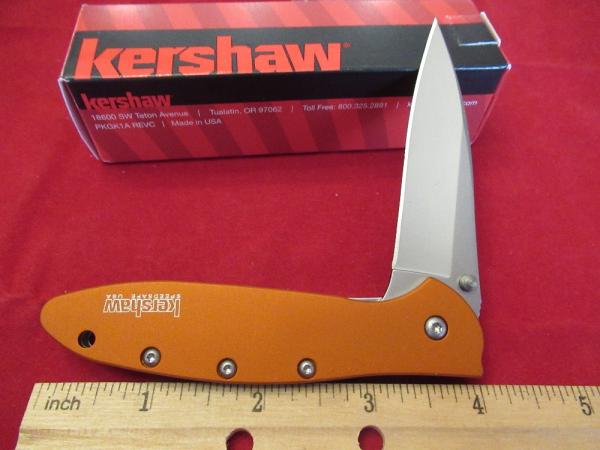 Kershaw Orange Leek Model 1660OR