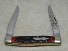 Schrade + USA TM-3 Red Bone "The Fisherman" Muskrat Knife in Box