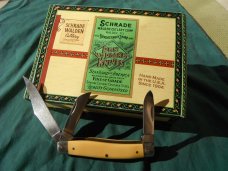 Schrade Walden Cigar Box Classic 3 blade stockman  Pocketknife made in the USA!!!