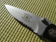 Smith & Wesson 150th Anniversary Golden Issue Collector Folding Knife in Tin