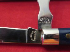 Robeson MasterCraft Royal Blue Bone Doctors Knife pattern # 66