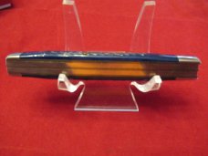 Robeson MasterCraft Royal Blue Bone Doctors Knife pattern # 66