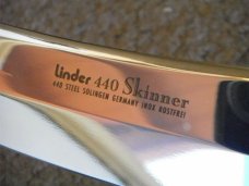 ORIGINAL GERMAN LINDER BOWIE KNIFE WITH STAG HANDLE 440A STAINLESS STEEL BLADE 
