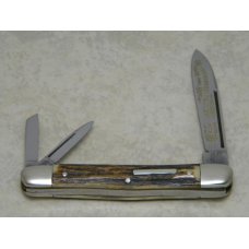Fight'n Rooster Germany Stag Whittler Knife - Tennessee Kentucky Knife Club c.1981