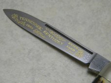 Fight'n Rooster Germany Stag Whittler Knife - Tennessee Kentucky Knife Club c.1981