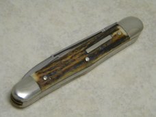 Fight'n Rooster Germany Stag Whittler Knife - Tennessee Kentucky Knife Club c.1981