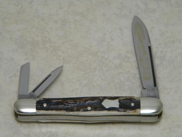 Fight'n Rooster Germany Stag Whittler Knife - Barren River Rod and Gun Club c.1981 Fight'n Rooster Germany Stag Whittler Knife - Barren River Rod and Gun Club c.1981