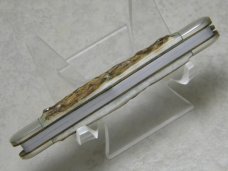 Fight'n Rooster Germany Stag Whittler Knife - Barren River Rod and Gun Club c.1981