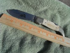 Parker Cut. Co. Surgical Steel, Japan, Bone "The Little Bandit" Folding Knife