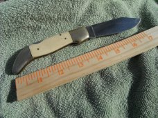 Parker Cut. Co. Surgical Steel, Japan, Bone "The Little Bandit" Folding Knife