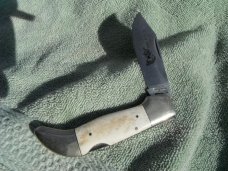 Parker Cut. Co. Surgical Steel, Japan, Bone "The Little Bandit" Folding Knife