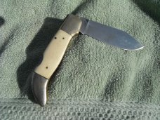 Parker Cut. Co. Surgical Steel, Japan, Bone "The Little Bandit" Folding Knife