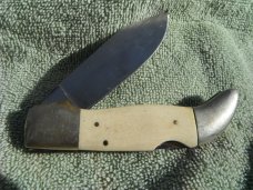 Parker Cut. Co. Surgical Steel, Japan, Bone "The Little Bandit" Folding Knife
