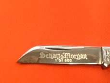 Schatt & Morgan Whittler Knife w/ Super Genuine Stag Horn Handles -1 of 600 -NOS & M/NM