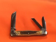 Schatt & Morgan Whittler Knife w/ Super Genuine Stag Horn Handles -1 of 600 -NOS & M/NM