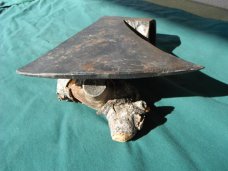 Large, Heavy, Axe head hand forged single bit. 4lbs 14 ozs! Great splitting ax! 