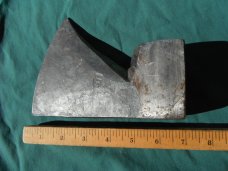 Large, Heavy, Axe head hand forged single bit. 4lbs 14 ozs! Great splitting ax! 