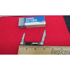 SCHRADE USA 104OT OLD TIMER IN BOX UNUSED SAWED DELRIN