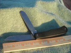 Vintage, Large, United Cutlery UC325 "12 Gauge", 2 Blade Trapper Knife. Made in Japan!!!