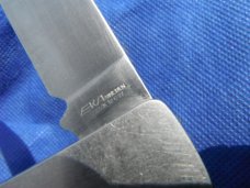  EKA, Eskilstuna, Sweden folding slip joint pocket knife, Sandvik 12C27 stainless steel.
