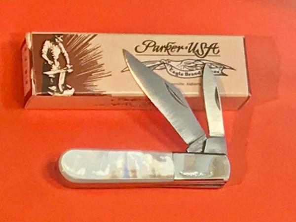 Vintage Parker Cutlery Co. LIL'Canitller Pocket Knife with Beautiful Mother of Pearl Handles - NOS Vintage Parker Cutlery Co. LIL'Canitller Pocket Knife with Beautiful Mother of Pearl Handles - NOS